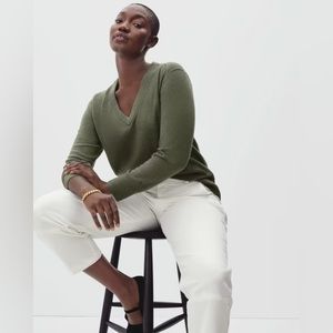 Everlane Cashmere V-Neck Sweater